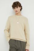 Бавовняний светр Samsoe Samsoe колір бежевий