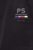Бавовняна кофта PS Paul Smith чоловіча колір чорний з принтом (3293764)