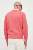 Кофта Polo Ralph Lauren чоловіча колір рожевий однотонна