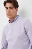Кофта Polo Ralph Lauren чоловіча колір фіолетовий однотонна