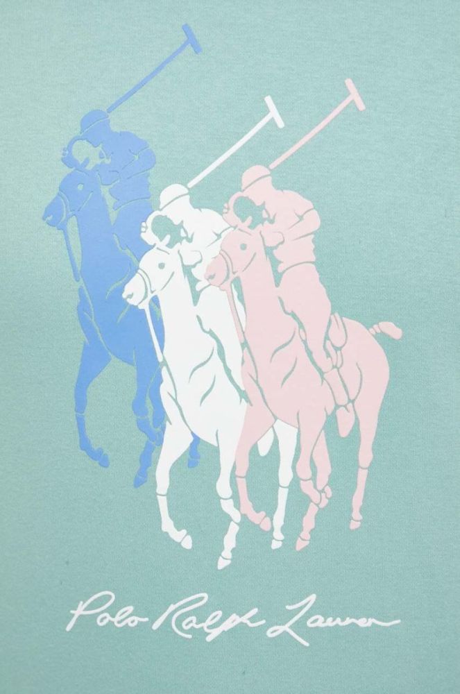Кофта Polo Ralph Lauren чоловіча колір зелений з принтом (3259811) фото 5