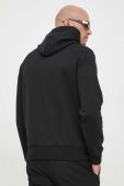 Кофта Polo Ralph Lauren чоловіча колір чорний з капюшоном з принтом (3259821)