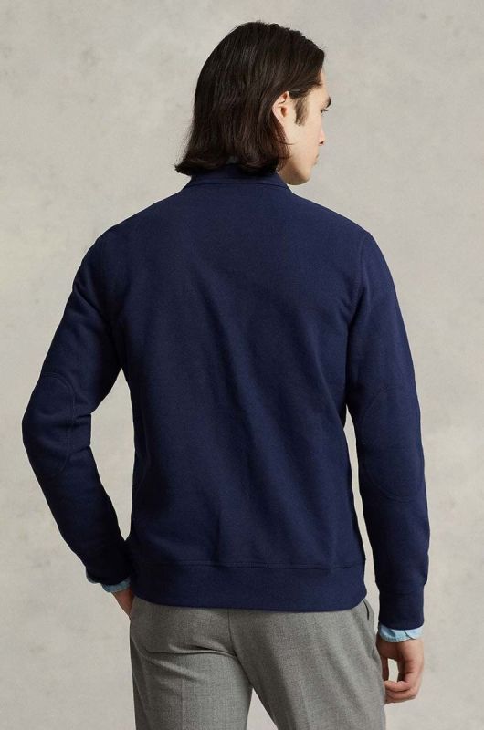 Кофта Polo Ralph Lauren чоловіча колір синій однотонна (3272196) фото 2