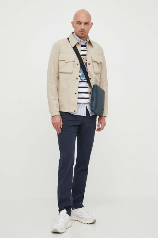 Кофта Polo Ralph Lauren чоловіча колір білий з принтом (3259827) фото 2