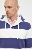Кофта Polo Ralph Lauren чоловіча колір синій з капюшоном візерунок (3259831)