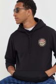 Кофта Billabong чоловіча колір чорний з капюшоном з принтом (3574269)