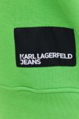 Кофта Karl Lagerfeld Jeans чоловіча колір зелений з принтом