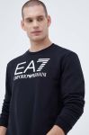 Бавовняна кофта EA7 Emporio Armani чоловіча колір чорний з аплікацією (3510065) Бавовняна кофта EA7 Emporio Armani чоловіча колір чорний з аплікацією (3510065)