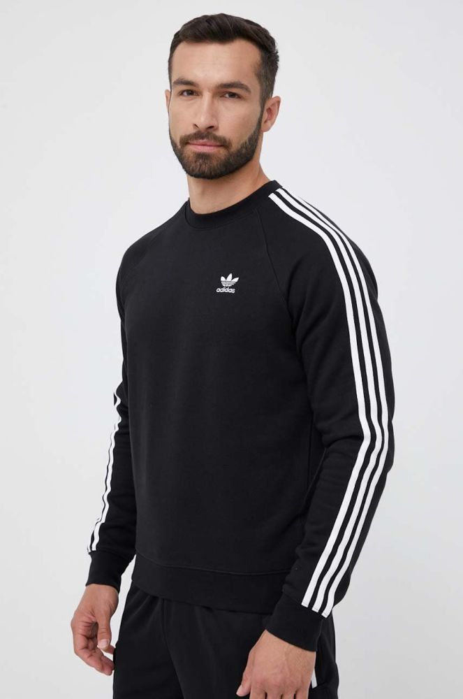 Кофта adidas Originals чоловіча колір чорний з аплікацією (3335038)