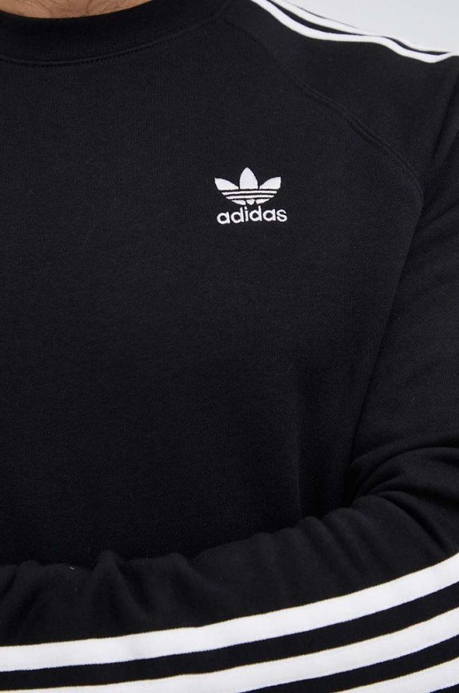 Кофта adidas Originals чоловіча колір чорний з аплікацією (3335038) фото 5