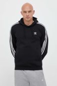 Кофта adidas Originals чоловіча колір чорний з капюшоном з аплікацією (3362483)