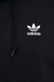 Кофта adidas Originals чоловіча колір чорний з капюшоном з аплікацією (3362483)
