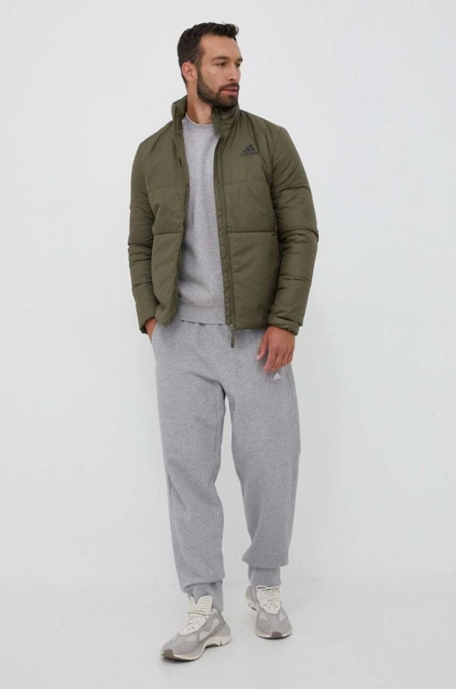Кофта adidas Originals чоловіча колір сірий меланж (3359916) фото 2