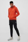 Кофта adidas Originals чоловіча колір помаранчевий з капюшоном однотонна Кофта adidas Originals чоловіча колір помаранчевий з капюшоном однотонна