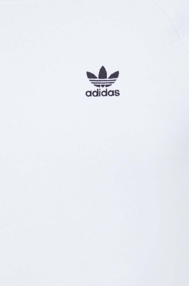 Кофта adidas Originals чоловіча колір білий з аплікацією фото 6