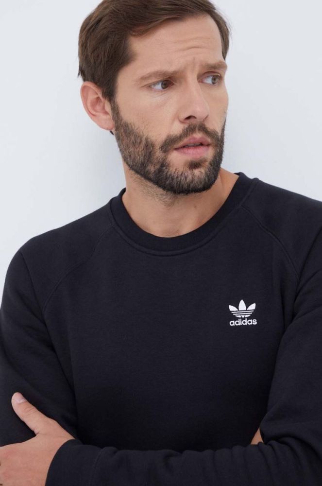 Кофта adidas Originals чоловіча колір чорний з аплікацією (3489011) фото 4
