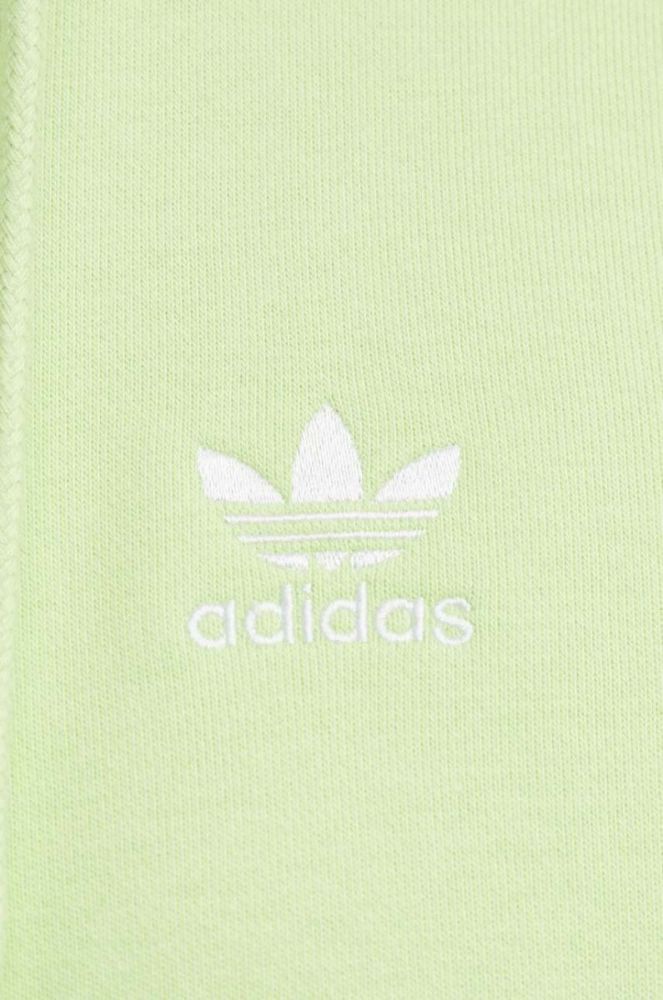 Кофта adidas Originals чоловіча колір зелений з капюшоном однотонна (3609227) фото 5