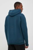 Кофта adidas Z.N.E чоловіча з капюшоном однотонна колір блакитний