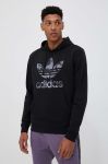 Кофта adidas Originals чоловіча колір чорний з капюшоном з принтом (3383248) Кофта adidas Originals чоловіча колір чорний з капюшоном з принтом (3383248)