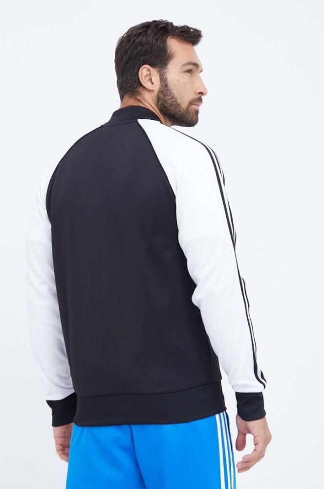 Кофта adidas Originals чоловіча колір чорний візерунок (3506586) фото 4