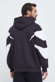 Кофта adidas Originals чоловіча колір чорний з капюшоном з аплікацією (3566882)