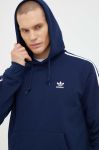 Кофта adidas Originals чоловіча колір синій з капюшоном візерунок Кофта adidas Originals чоловіча колір синій з капюшоном візерунок