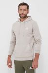 Кофта adidas чоловіча колір бежевий з капюшоном однотонна (3321806)