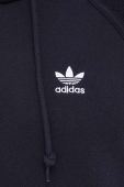 Кофта adidas Originals чоловіча колір чорний з капюшоном з аплікацією (3506590)