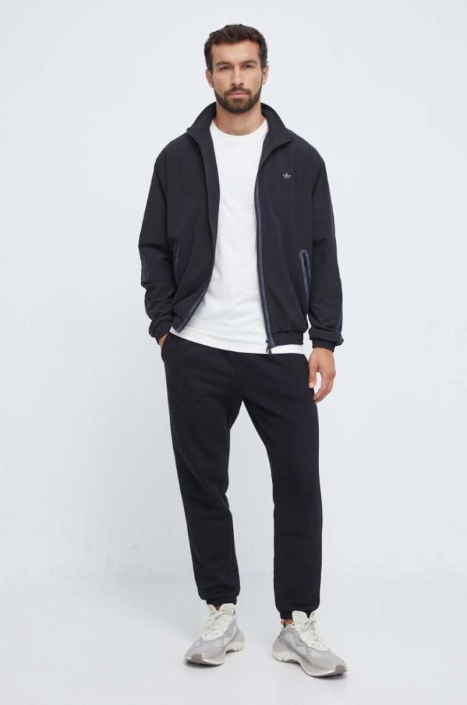 Куртка adidas Originals чоловіча колір чорний перехідна oversize (3506600) фото 2