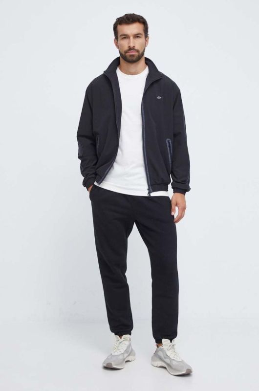 Куртка adidas Originals чоловіча колір чорний перехідна oversize (3506600) фото 2