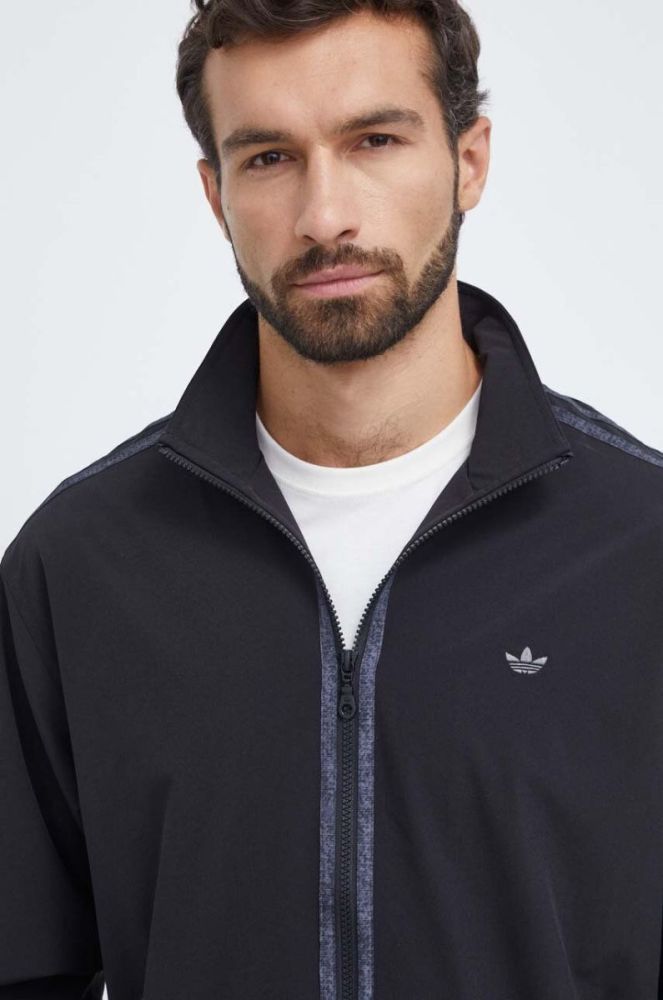 Куртка adidas Originals чоловіча колір чорний перехідна oversize (3506600) фото 4