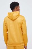 Кофта adidas чоловіча колір жовтий з капюшоном візерунок