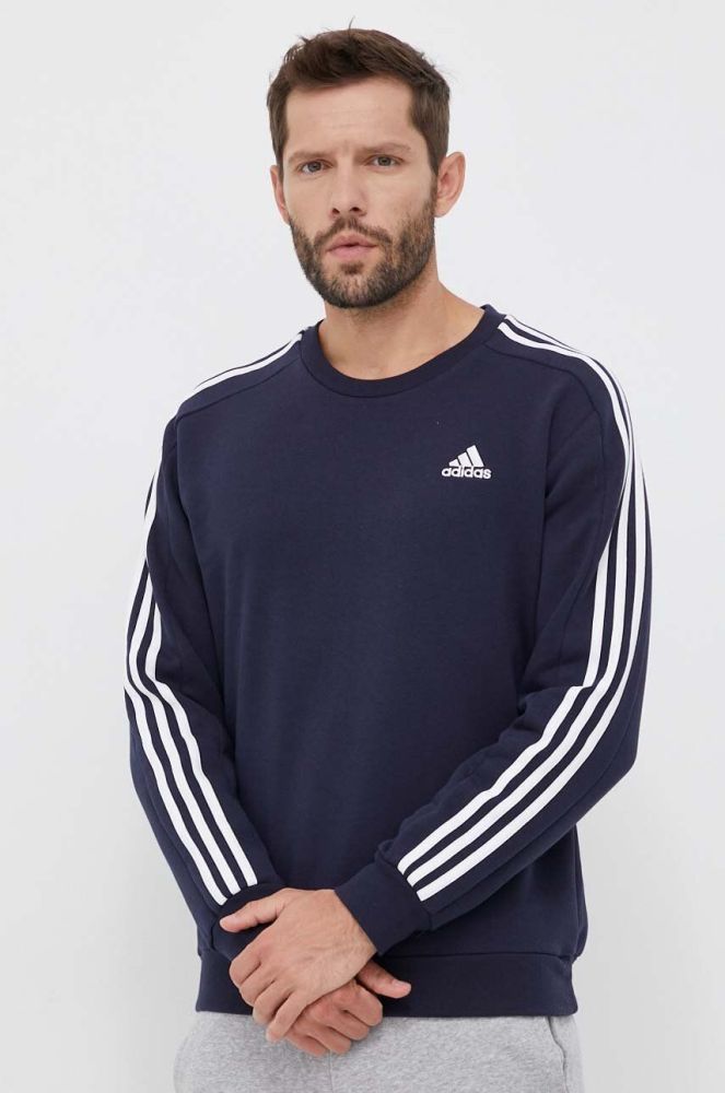 Кофта adidas чоловіча колір синій візерунок (3327564)