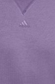Кофта adidas чоловіча колір фіолетовий однотонна