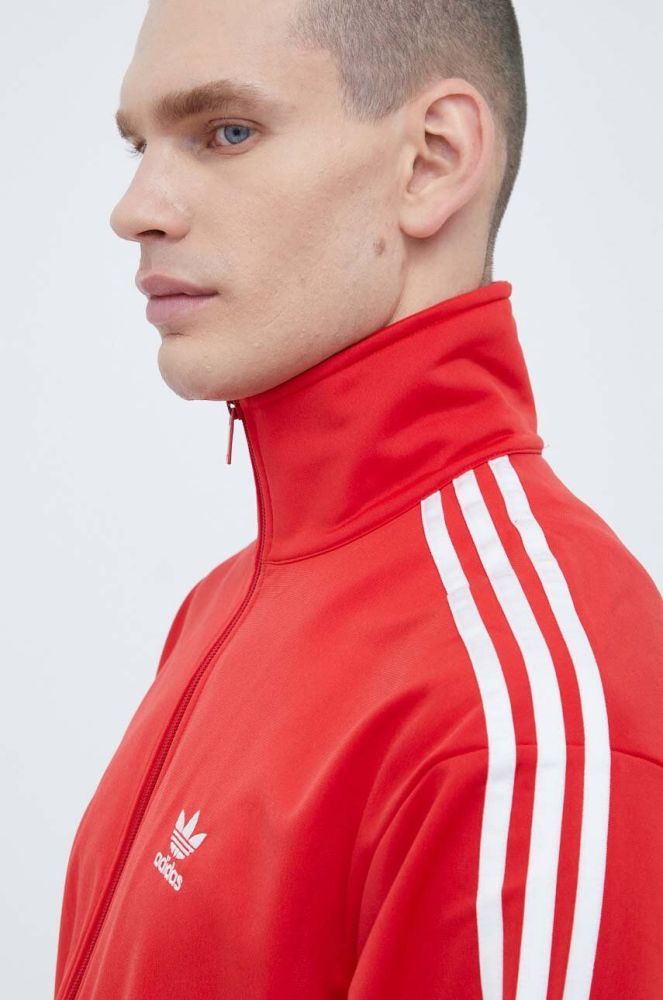 Кофта adidas Originals чоловіча колір червоний з аплікацією (3500007)