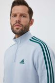 Кофта adidas чоловіча  з аплікацією колір блакитний