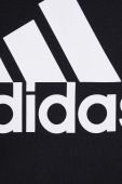 Кофта adidas чоловіча колір чорний з капюшоном з принтом (3332713)