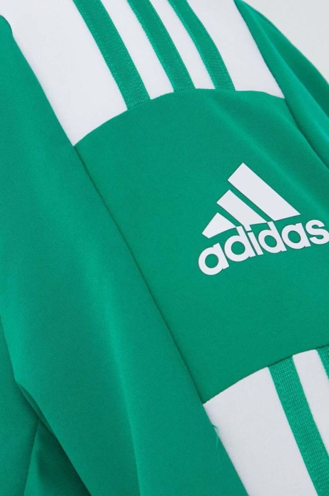 Тренувальна кофта adidas Performance Squadra 21 колір зелений з аплікацією фото 5