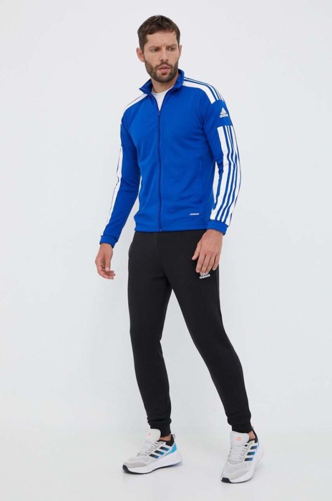 Тренувальна кофта adidas Performance Squadra 21 з аплікацією колір блакитний фото 2