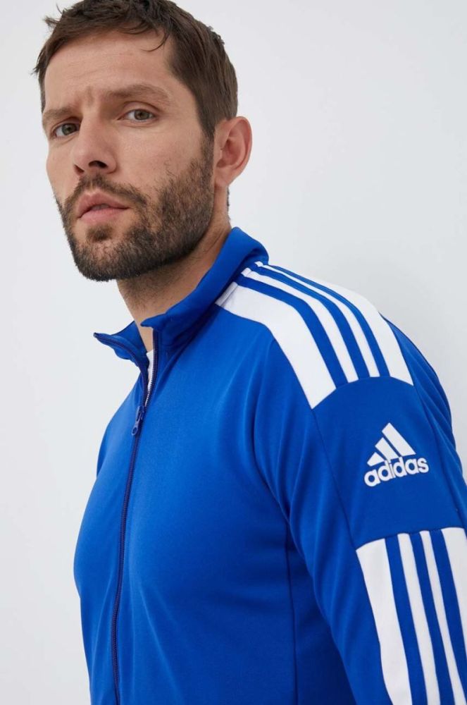 Тренувальна кофта adidas Performance Squadra 21 з аплікацією колір блакитний фото 4