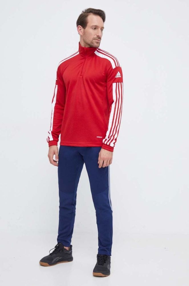 Тренувальна кофта adidas Performance Squadra 21 колір червоний з аплікацією фото 2