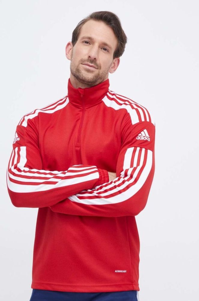 Тренувальна кофта adidas Performance Squadra 21 колір червоний з аплікацією фото 4