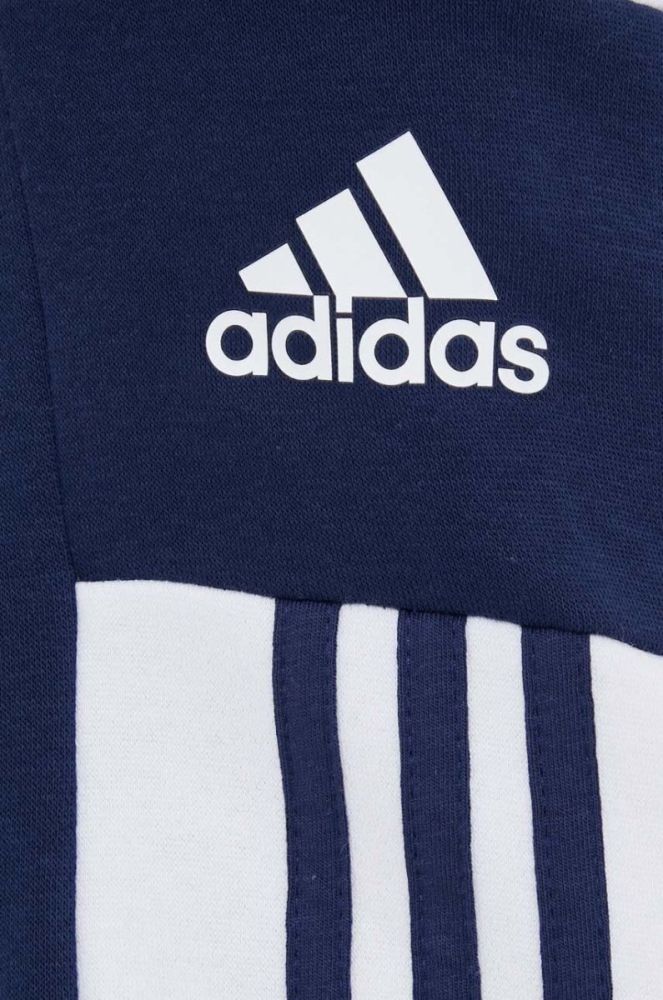 Кофта adidas Performance Squadra 21 колір синій з капюшоном з аплікацією фото 5