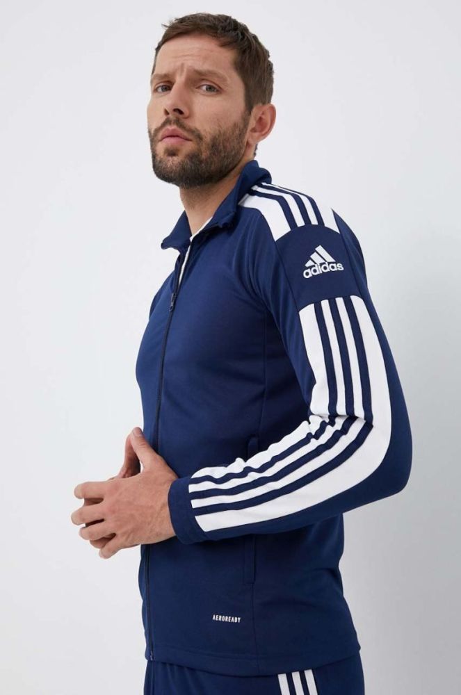 Тренувальна кофта adidas Performance Squadra 21 колір синій з аплікацією фото 4