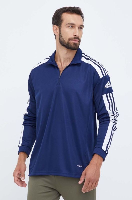 Тренувальна кофта adidas Performance колір синій з аплікацією