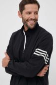 Кофта adidas Originals чоловіча колір чорний однотонна (3319596)