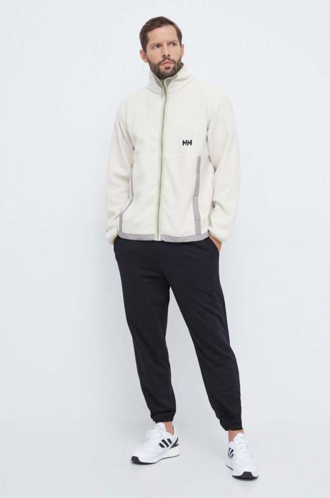 Кофта Helly Hansen чоловіча колір бежевий однотонна фото 2