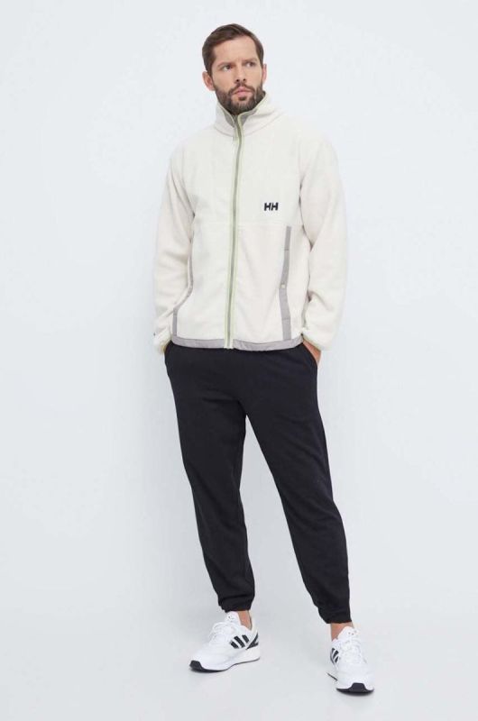 Кофта Helly Hansen чоловіча колір бежевий однотонна фото 2