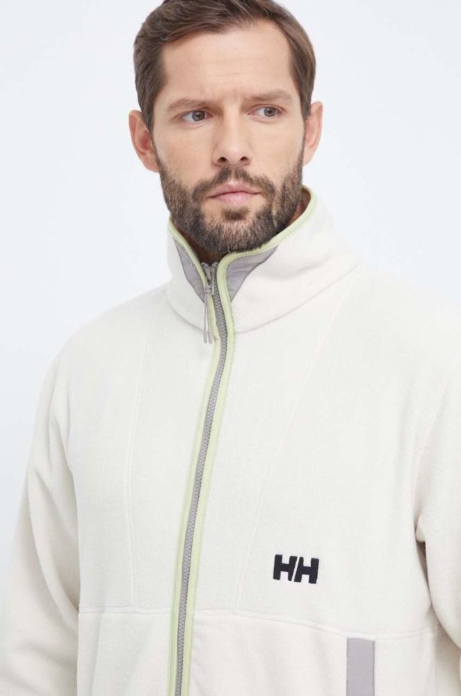 Кофта Helly Hansen чоловіча колір бежевий однотонна фото 4
