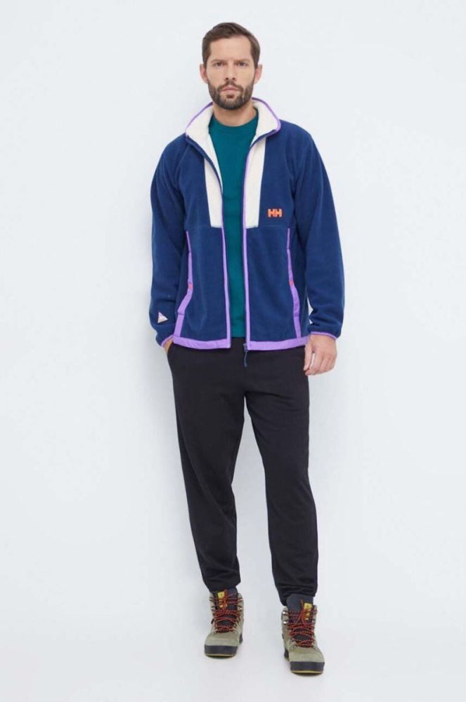 Кофта Helly Hansen чоловіча колір синій однотонна фото 2